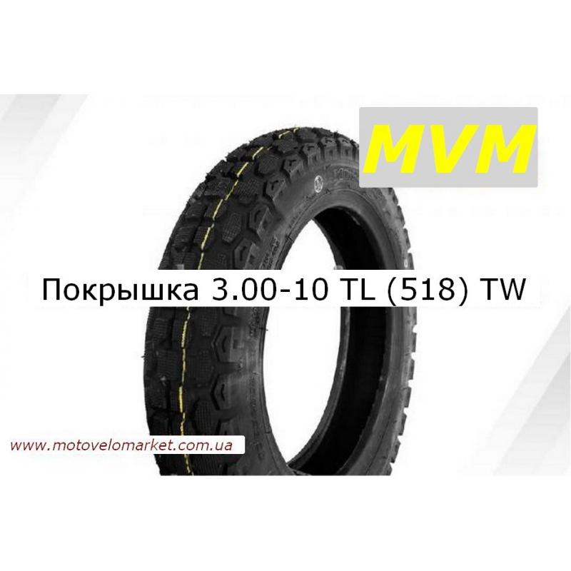 Купить Покрышка 3.00-10 TL (518)   "Mototech"   